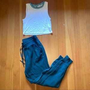 OUTFIT SET PacSun tank + Forever21 joggers